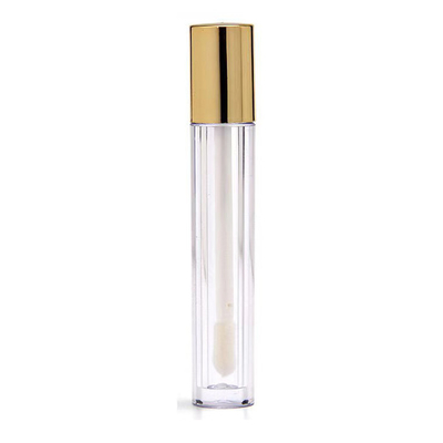 Contenedor de brillo labial de 5 ml de capacidad con cerradura de tubo de plástico para bálsamo labial y tubo de lápiz labial para boca con bisela vacío