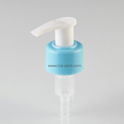 Dispensador de líquido de color personalizado de 24 mm y 28 mm, bomba de loción izquierda-derecha para cuidado personal