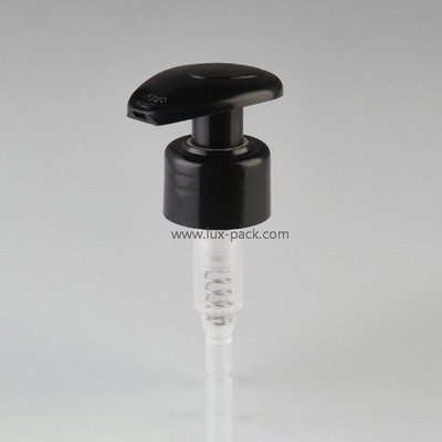 Dispensador de líquido de color personalizado de 24 mm y 28 mm, bomba de loción izquierda-derecha para botella de champú