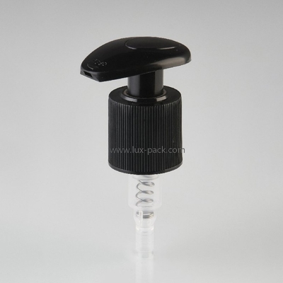 Dispensador de líquido de color personalizado de 24 mm y 28 mm, bomba de loción izquierda-derecha para botella de champú