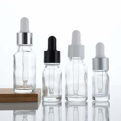 Sello hermético de vidrio botella de aceite esencial estándar vacío 5ml 10ml 15ml 20ml 30ml 50ml 100ml