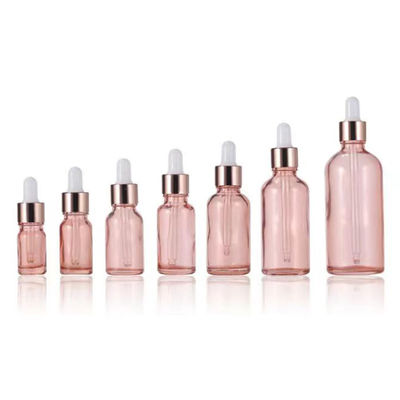 5/10/15/20/30/50/100ML Assorted Sizes Amber Glass Dropper Bottles with Dropper Lids for Cosmetic Oil
