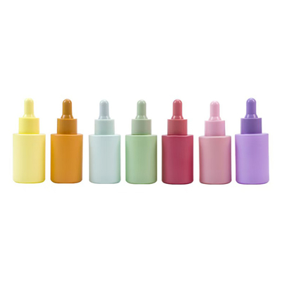Tapón de plástico vacío 5ml 10ml 15ml 20ml 30ml 50ml 100ml Botella de vidrio de aceite esencial para gotero