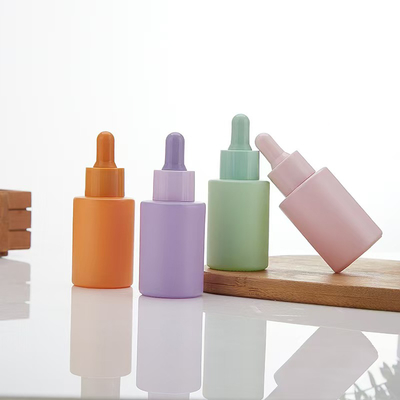 Botella de aceite esencial vacía de color personalizado con gotero negro 5ml 10ml 15ml 20ml 30ml 50ml 100ml