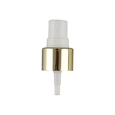 20 mm 24 mm de aluminio oro y plata sprayer de niebla fina bomba atomizadora prensada a mano boquilla anodizada