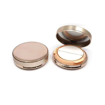 Caja de base de maquillaje con cojín de aire Cream Box con borla y espejo