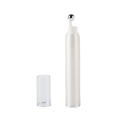 Contenedor de crema para ojos de 5 ml 10 ml 15 ml aplicador plano botella de crema para ojos sin aire