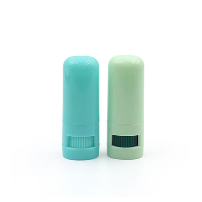 Botella de bálsamo labial personalizada 7g de desodorante vacío Bastón de rubor Bastón de botella de relleno de fondo Contenedor de embalaje de plástico cosmético reutilizable