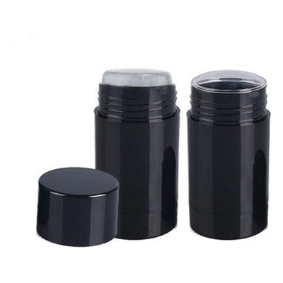 Personalizado de alta calidad 10g de botella de blush vacío de desodorante de bálsamo Top rotation cosmético plástico de embalaje contenedor reutilizable