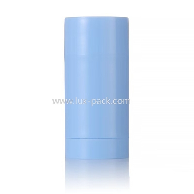 Barra de bálsamo desodorante de plástico con forma de cilindro colorido de 15 g, 30 g, 50 g, 75 g y 100 g. Acepta personalización.