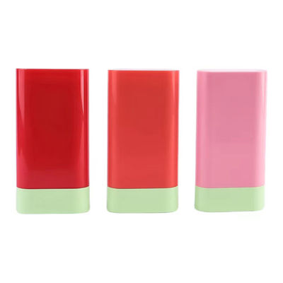 Contenedor de barra de bálsamo desodorante de 20 g con relleno inferior de color brillante Acepta OEM ODM