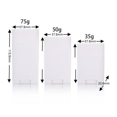 Uso rotativo 35g 50g 75g PP Fragrancia corporal de plástico