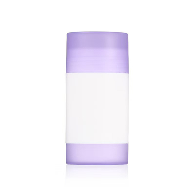 Forma redonda 35g 50g 75g PP Contenedor de perfumes para el cuerpo con doble cáscara