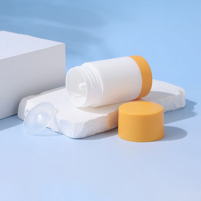 Nuevo diseño 35g 50g 75g PP Doble Cuerpo de Concha Contenedor de Bálsamo Desodorante Fragancia para Cuidado Personal