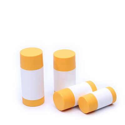 Contenedor de fragancia desodorante en barra con diseño giratorio de doble carcasa PP de 30g 50g 75g 100g