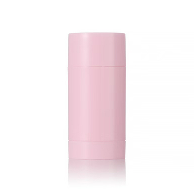 Contenedor cosmético de fragancia de plástico AS cilíndrico 15g 30g 50g 75g 100g, bálsamo desodorante vacío