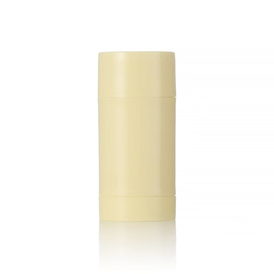Contenedor cosmético de fragancia de plástico AS cilíndrico 15g 30g 50g 75g 100g, bálsamo desodorante vacío