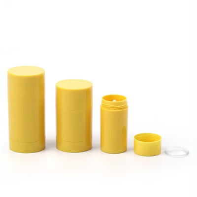 Nueva apariencia 15g 30g 50g 75g 100g AS Cuerpo de cilindro de plástico Perfume desodorante vacío Bálsamo
