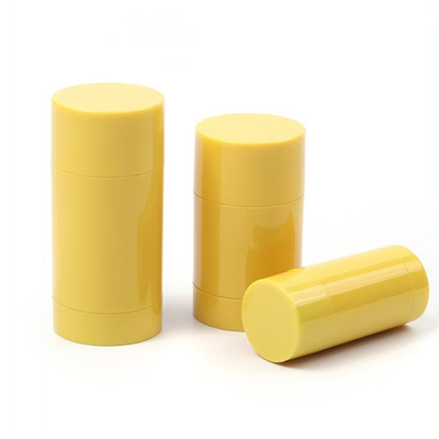 Nueva apariencia 15g 30g 50g 75g 100g AS Cuerpo de cilindro de plástico Perfume desodorante vacío Bálsamo