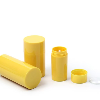 Nueva apariencia 15g 30g 50g 75g 100g AS Cuerpo de cilindro de plástico Perfume desodorante vacío Bálsamo