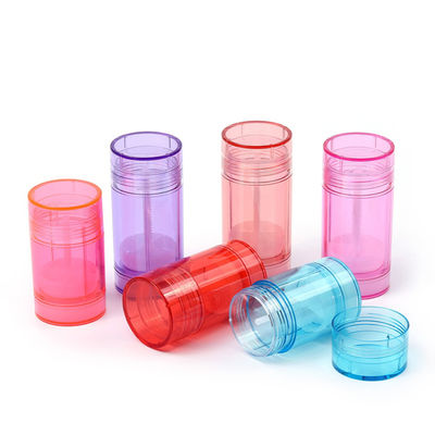 Color Aceptable 15g 30g 50g 75g 100g AS Plástico Cuidado de la Piel Barra de Desodorante Vacía Bálsamo