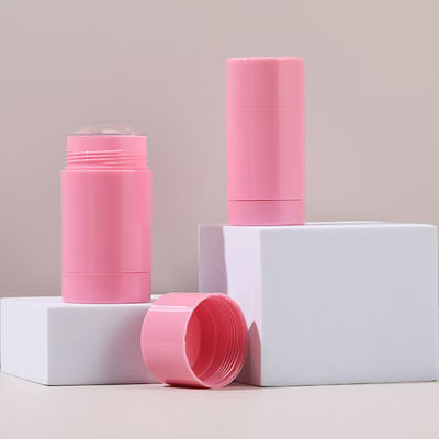 Forma de cilindro 15g 30g 50g 75g 100g Etiqueta privada AS Bastón de desodorante vacío de plástico