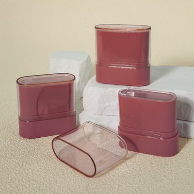 Contenedor de embalaje de plástico de tubo de rubor Desodorante vacío Básico de palo de desodorante Cosmético giratorio