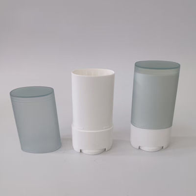 Deodorante Bálsamo Bastón de rotación superior Contenedor de embalaje de plástico cosmético reutilizable