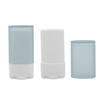 Contenedor de embalaje de plástico cosmético Embalaje de fondo de botella de bálsamo reutilizable