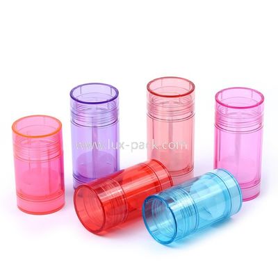 Envase para el cuidado personal vacío de plástico de forma ovalada botella de desodorante