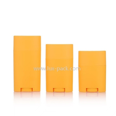 7g de bastón de desodorante vacío blush stick botella de fondo de llenado de plástico cosmético envasado Reutilizable