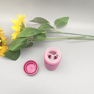 Base giratoria con resorte para barra labial, botella de bálsamo, cosméticos, tubo de rubor, envase de plástico, contenedor reutilizable