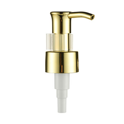Bomba de loción de aluminio anodizado dorado y plateado Hiny para cuello de 24 mm