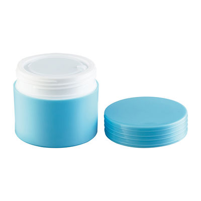 Tarro de crema de plástico PP de forma redonda vacía de 80 g, superficie mate, ecológico