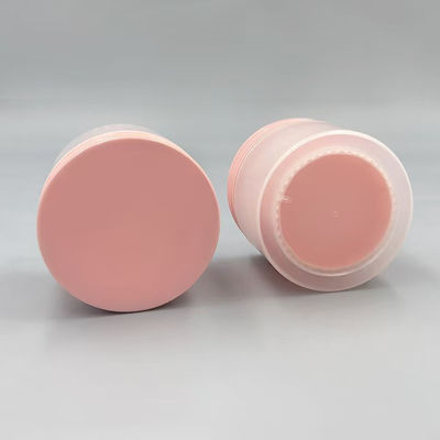 Tarro de crema de plástico PP de forma redonda vacía de 80 g, superficie mate, ecológico