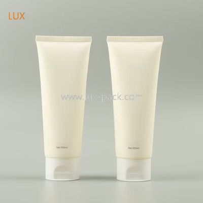 Envase de tubo de loción vacío de plástico con tapa abatible de 15 ml, 50 ml y 80 ml para cosméticos de cuidado de la piel suave