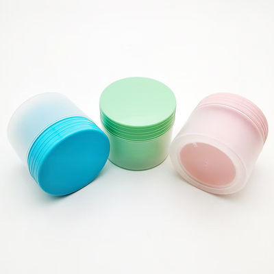 Matt Surface Eco Friendly 80g Various Color Empty Round Shape PP Plastic Cream Jar