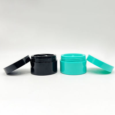 50g + 50g Color personalizado de doble capa de crema Jar para el cuidado de la piel