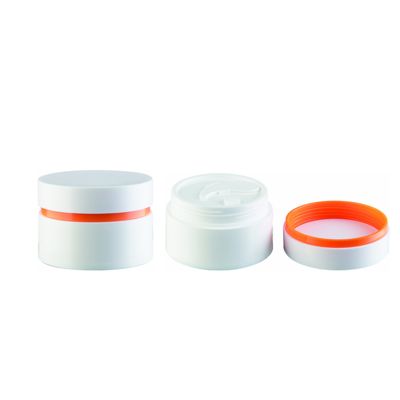 120g 200g PP Luxury White Plastic Cream Jar High Quality Polypropylene Lid Packaging