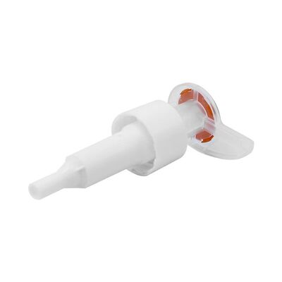 Colores de la cabeza superior con apoyo de la bomba de loción de primavera exterior de PP con varios tamaños 24mm 28mm Usado para botellas de jabón líquido cuidado de la piel