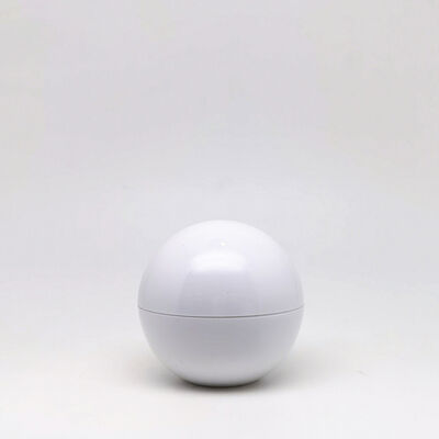 Jarrón de crema de plástico de forma esférica con 5g 25g 50g 80g Acepta diferentes obras de arte Impresión utilizada para el paquete de cuidado de la piel