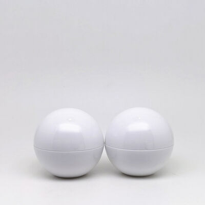 Jarrón de crema de plástico de forma esférica con 5g 25g 50g 80g Acepta diferentes obras de arte Impresión utilizada para el paquete de cuidado de la piel