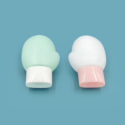 Botella de protector solar en forma de dedo para protección solar portátil para actividades al aire libre en la playa