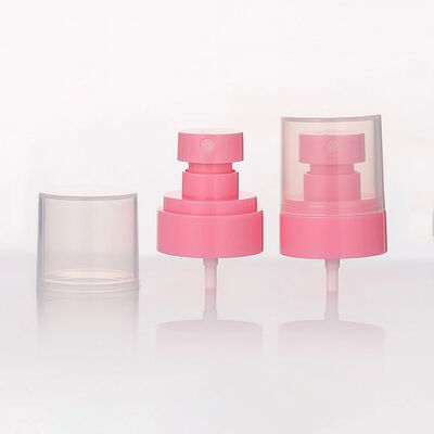 Pulverizador de plástico de media cobertura de 24 mm, niebla blanca con tapa transparente, tapa grande para aplicación de líquidos