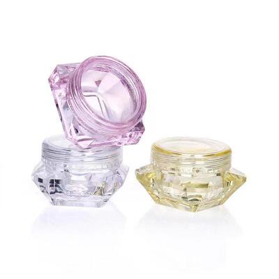 3g 5g Small Capacity Colorful PS Plastic Cream Jar Skin Serum Eye Cream Sample Container