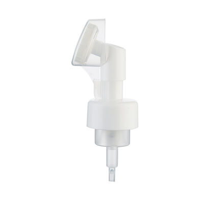 42mm 43mm Primavera dentro de la herramienta de limpieza facial bomba de espuma con cabeza de cepillo de silicona