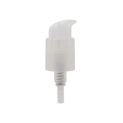 Cabeza de la bomba del dispensador de tratamiento de plástico negro para la base cosmética y la loción para el cuidado de la piel