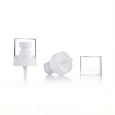 Venta al por mayor 24/410 bomba de crema bomba de loción Diámetro exterior 37mm con AS Clear Cap