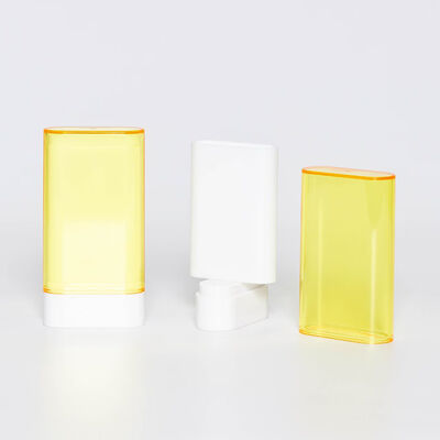 Acepta Impresión de seda a color Relleno de fondo 20g Botella de palo de bálsamo de desodorante para paquete cosmético