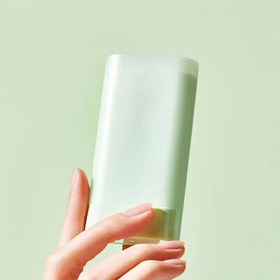 Acepta Impresión de seda a color Relleno de fondo 20g Botella de palo de bálsamo de desodorante para paquete cosmético